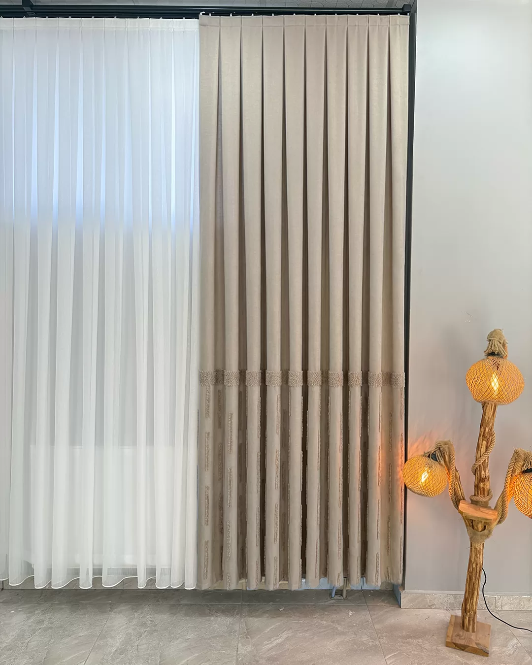100 cm Dikili Pomelissa Ponponlu Fon TEK KANAT