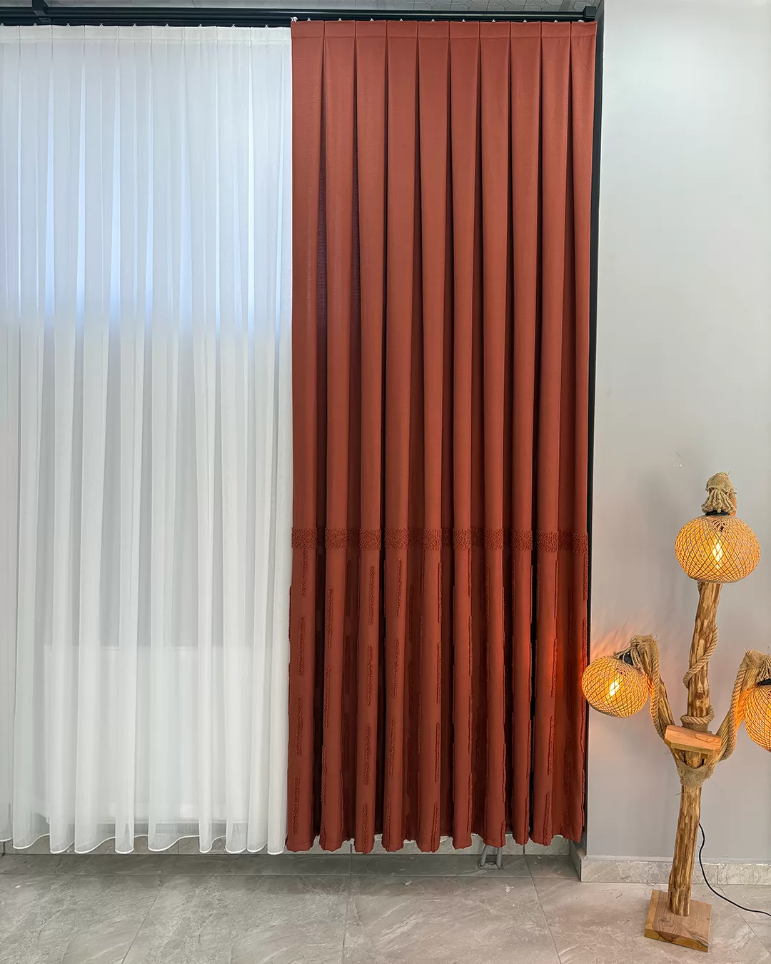 100 cm Dikili Pomelissa Ponponlu Fon TEK KANAT