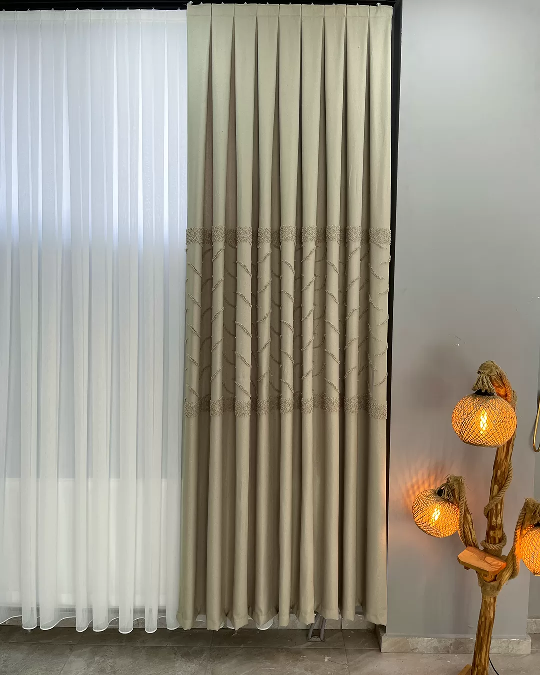 100 cm Dikili Pomelissa Ponponlu Fon TEK KANAT