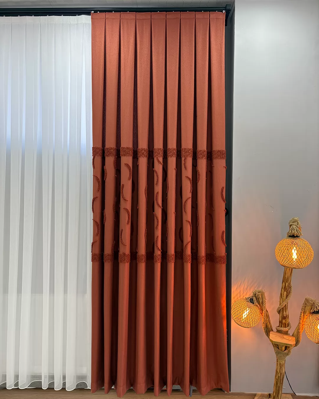 100 cm Dikili Pomelissa Ponponlu Fon TEK KANAT