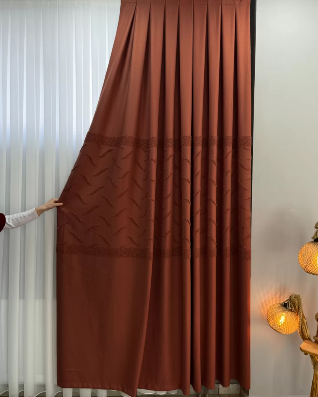 100 cm Dikili Pomelissa Ponponlu Fon TEK KANAT