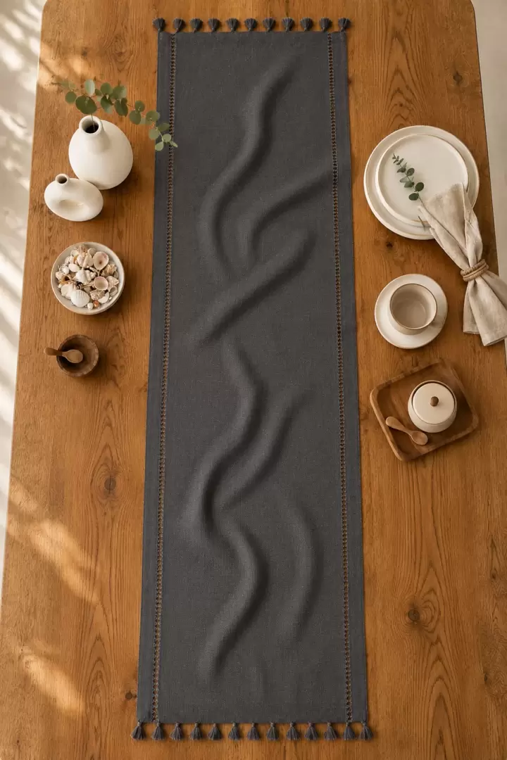 SARRA 45X150 ASSOS ŞEKER BAĞLAMA RANIR (KOYU GRİ)
