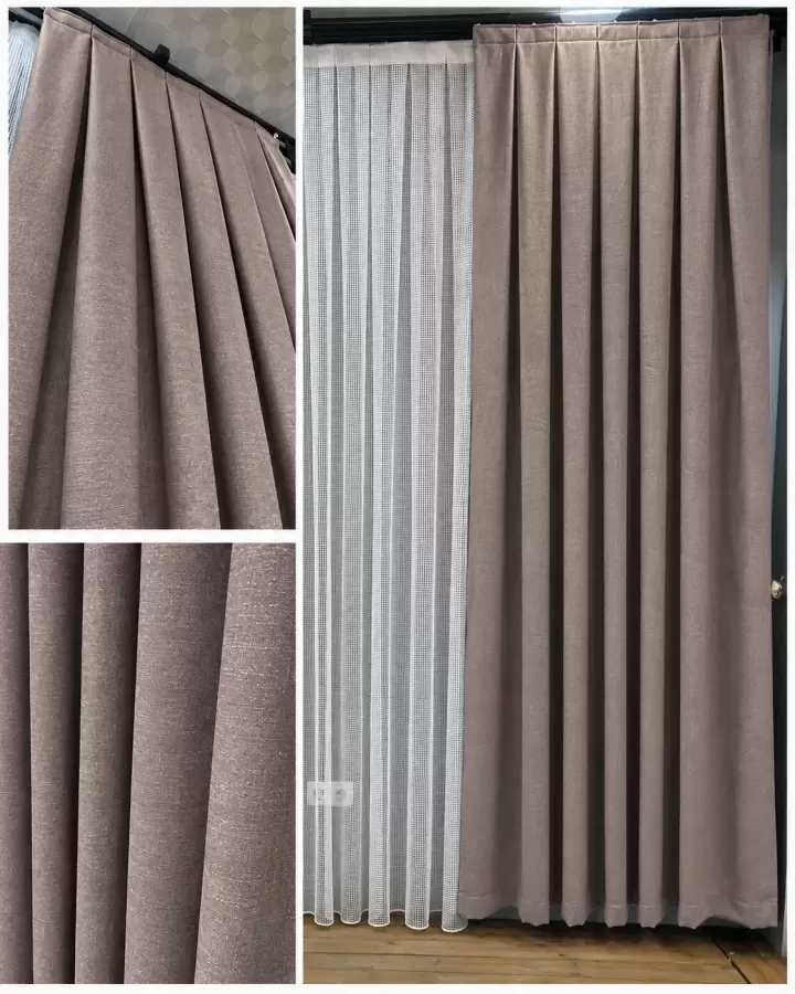 Alberto Nature Fon Perde – Hafif Kırçıllı Keten Görünümlü, Özel Ölçü Dikim (2013B)