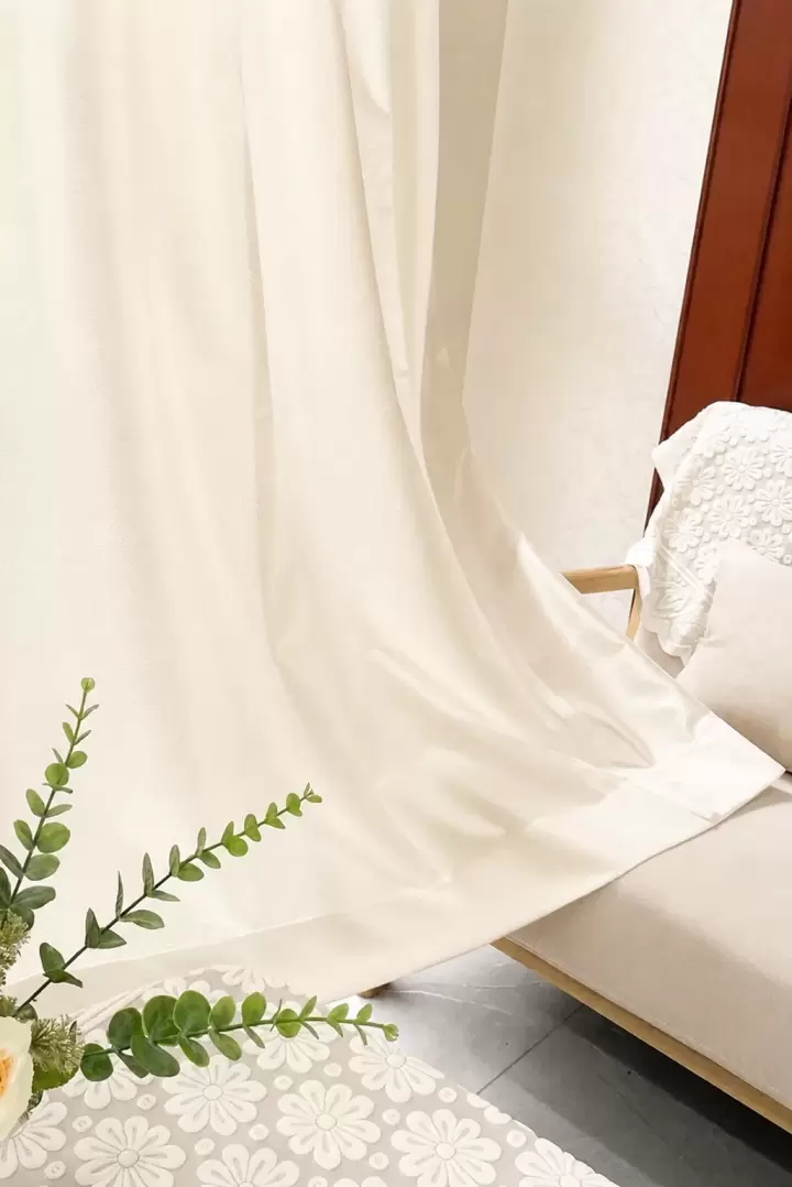 Saten Güneşlik (Krem)