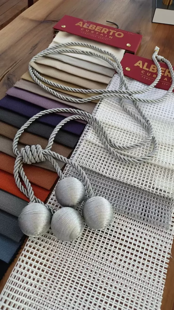 4 Toplu Korniş Takmalı Fon Perde Aksesuarı (Gri)