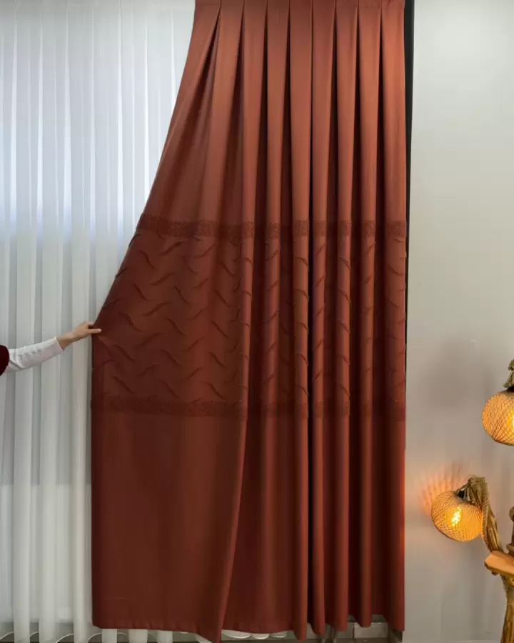 100 cm Dikili Pomelissa Ponponlu Fon TEK KANAT (Kiremit V19)