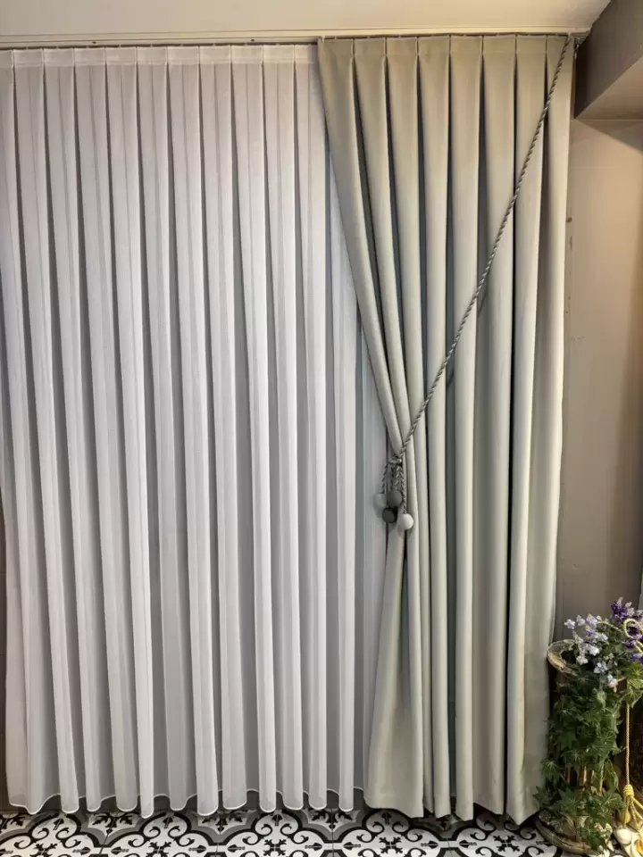 Keten Fon Perde (Taş)