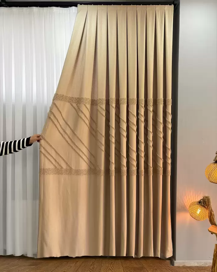 100 cm Dikili Pomelissa Ponponlu Fon TEK KANAT FJ041 (Deve Tüyü V07)